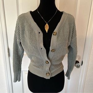 Moon & Madison Cardigan | Light Green | Size XS